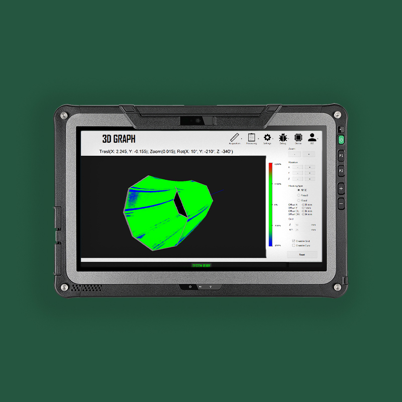 3D graph on a software by Alpha Si